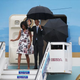 President Barack Obama and Michelle Obama arrive at José Martí International Airport in Havana on Airforce One for a 48-hour visit March 20, 2016. President Obama's visit is the first in nearly 90 years for a sitting president, the last one being Calvin Coolidge.
Raedle/Getty Images